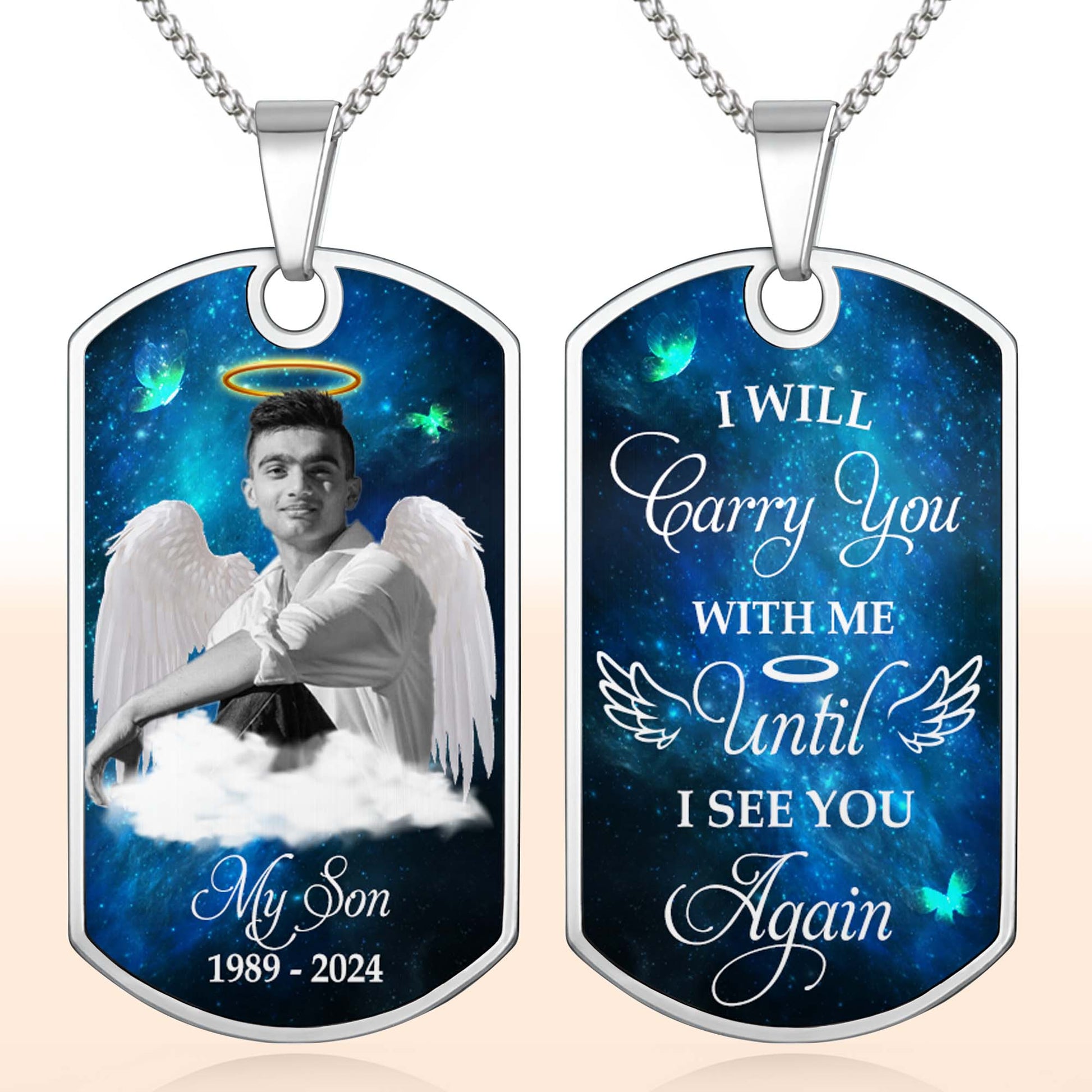 I Will Carry You With Me, Angel Wings And Halo