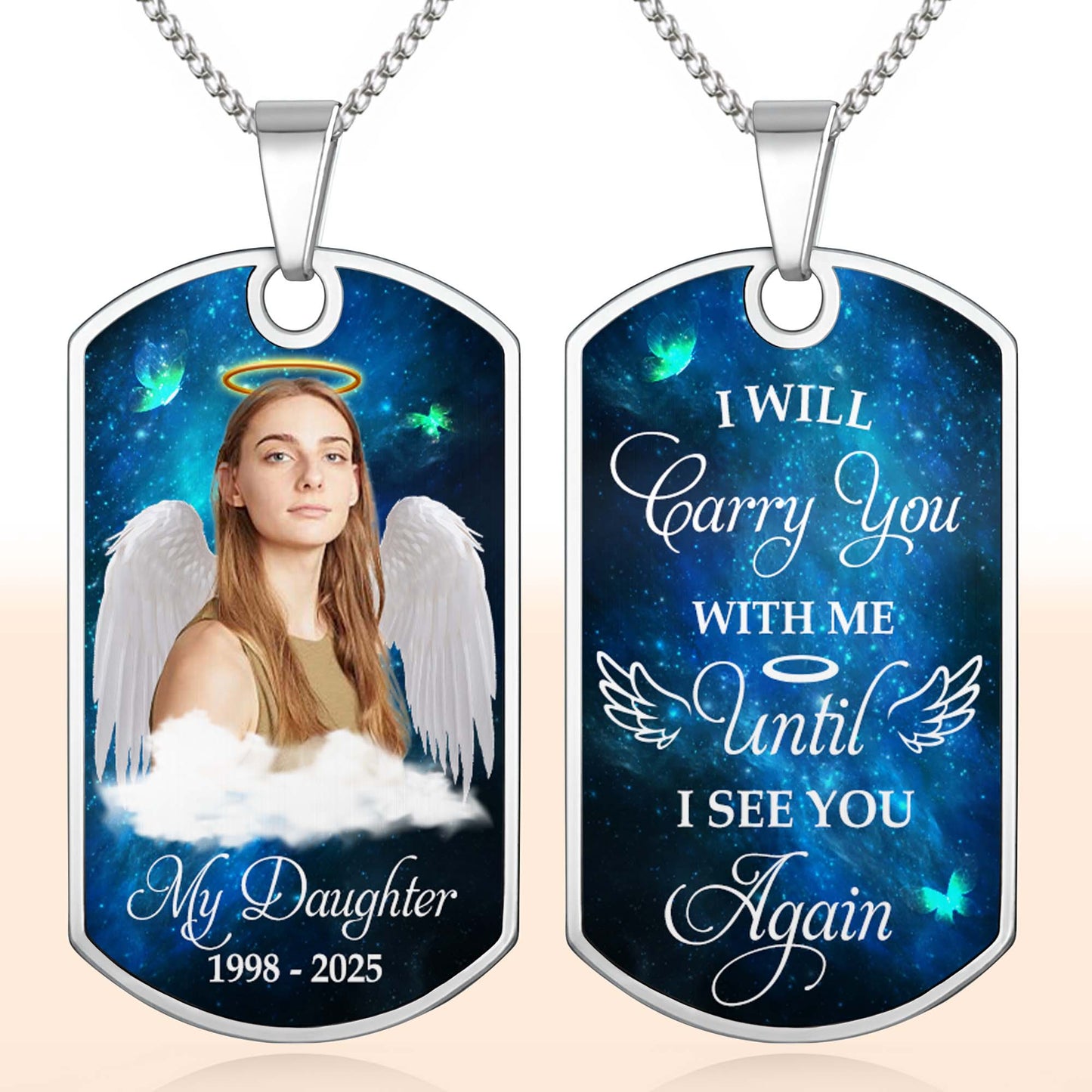 I Will Carry You With Me, Angel Wings And Halo