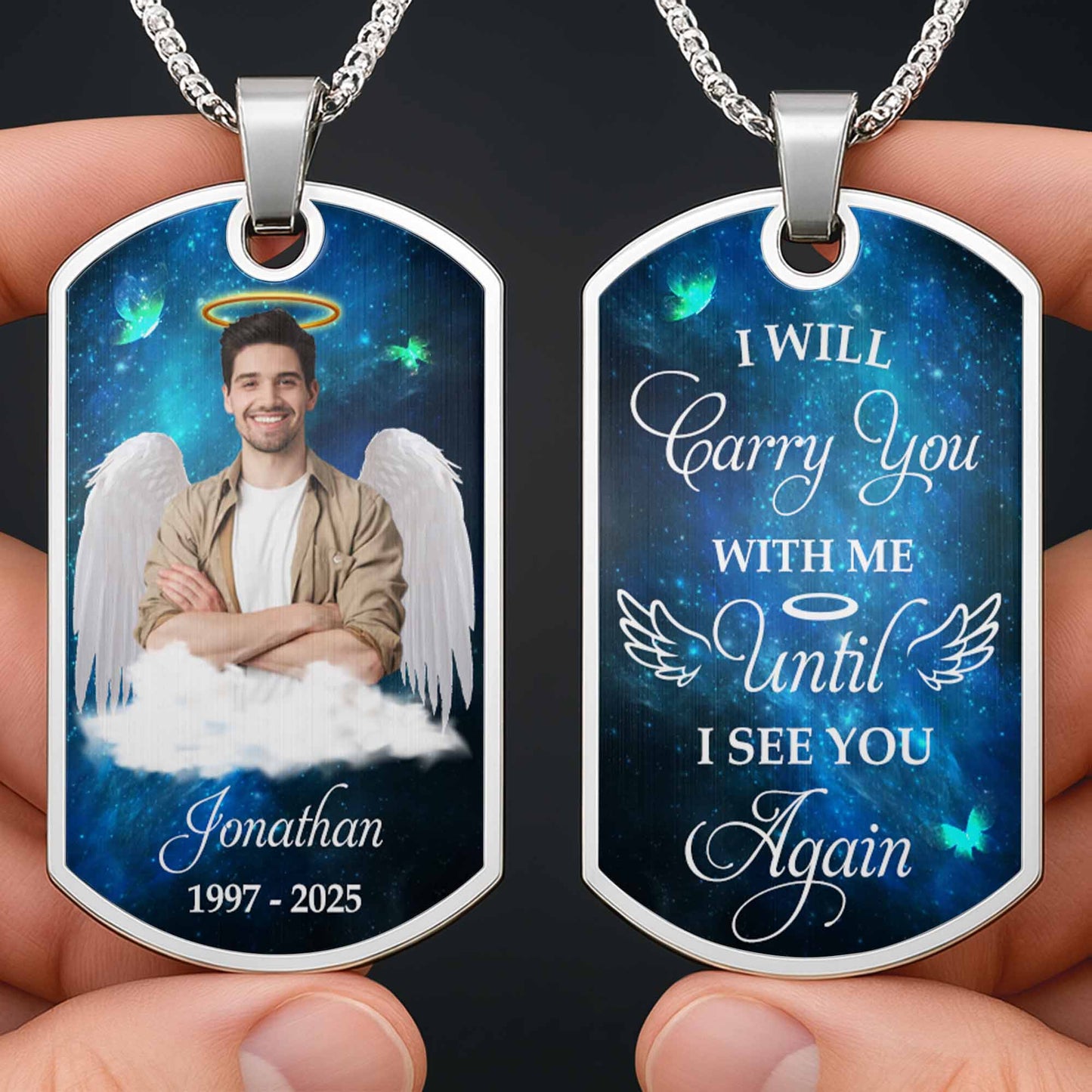 I Will Carry You With Me, Angel Wings And Halo