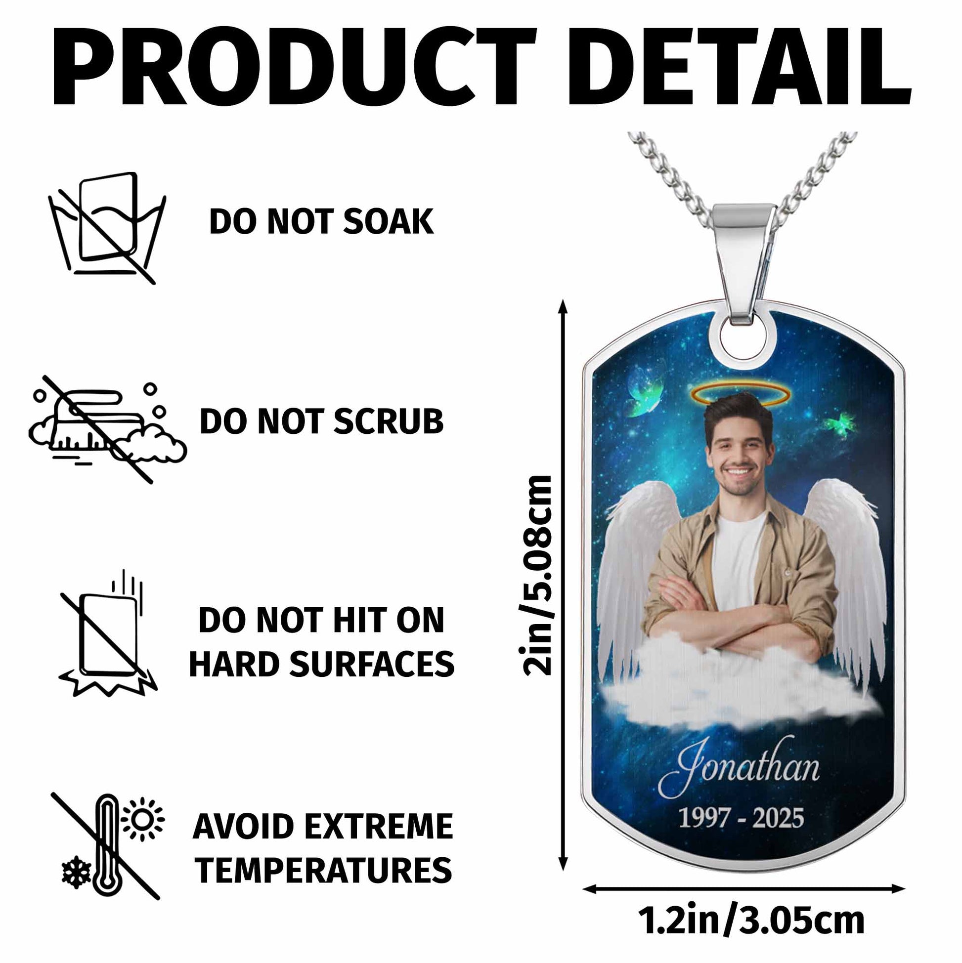 I Will Carry You With Me, Angel Wings And Halo