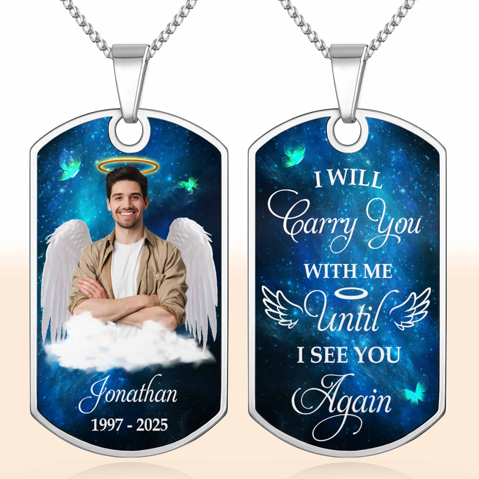 I Will Carry You With Me, Angel Wings And Halo