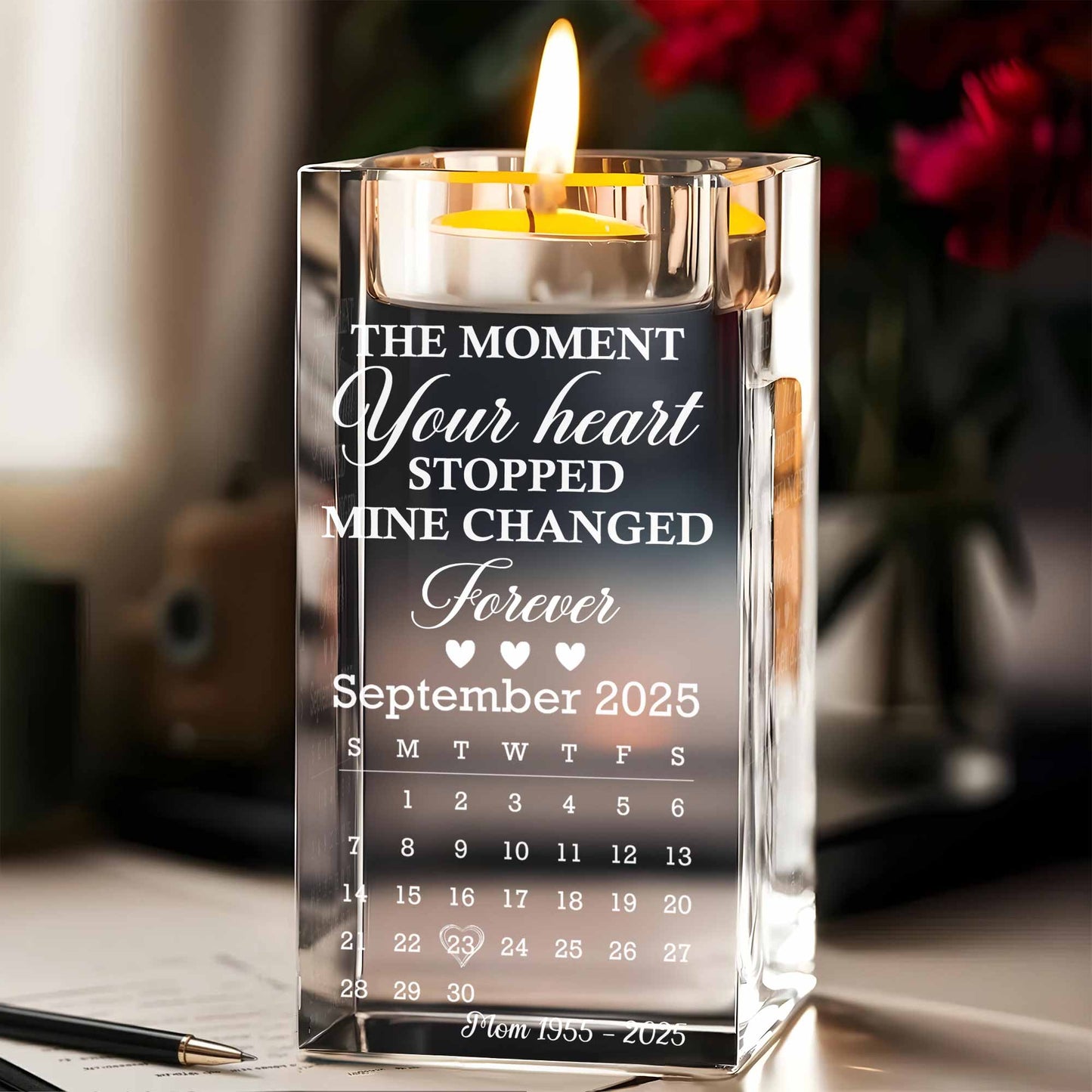 The Moment Your Heart Stopped, Mine Changed Forever, Calendar, Heart