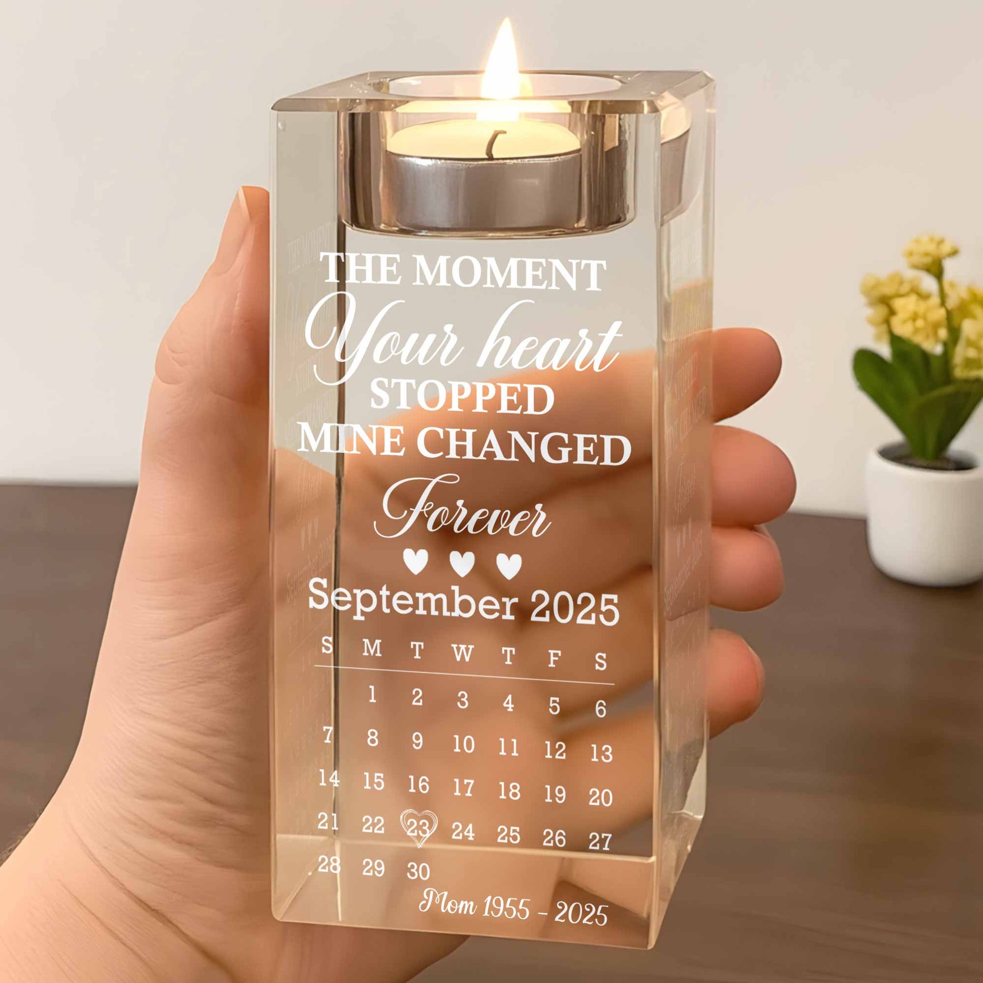 The Moment Your Heart Stopped, Mine Changed Forever, Calendar, Heart