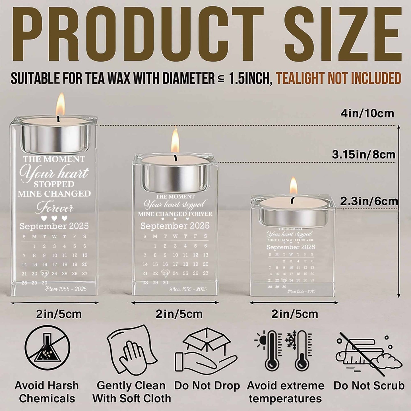 The Moment Your Heart Stopped, Mine Changed Forever, Calendar, Heart