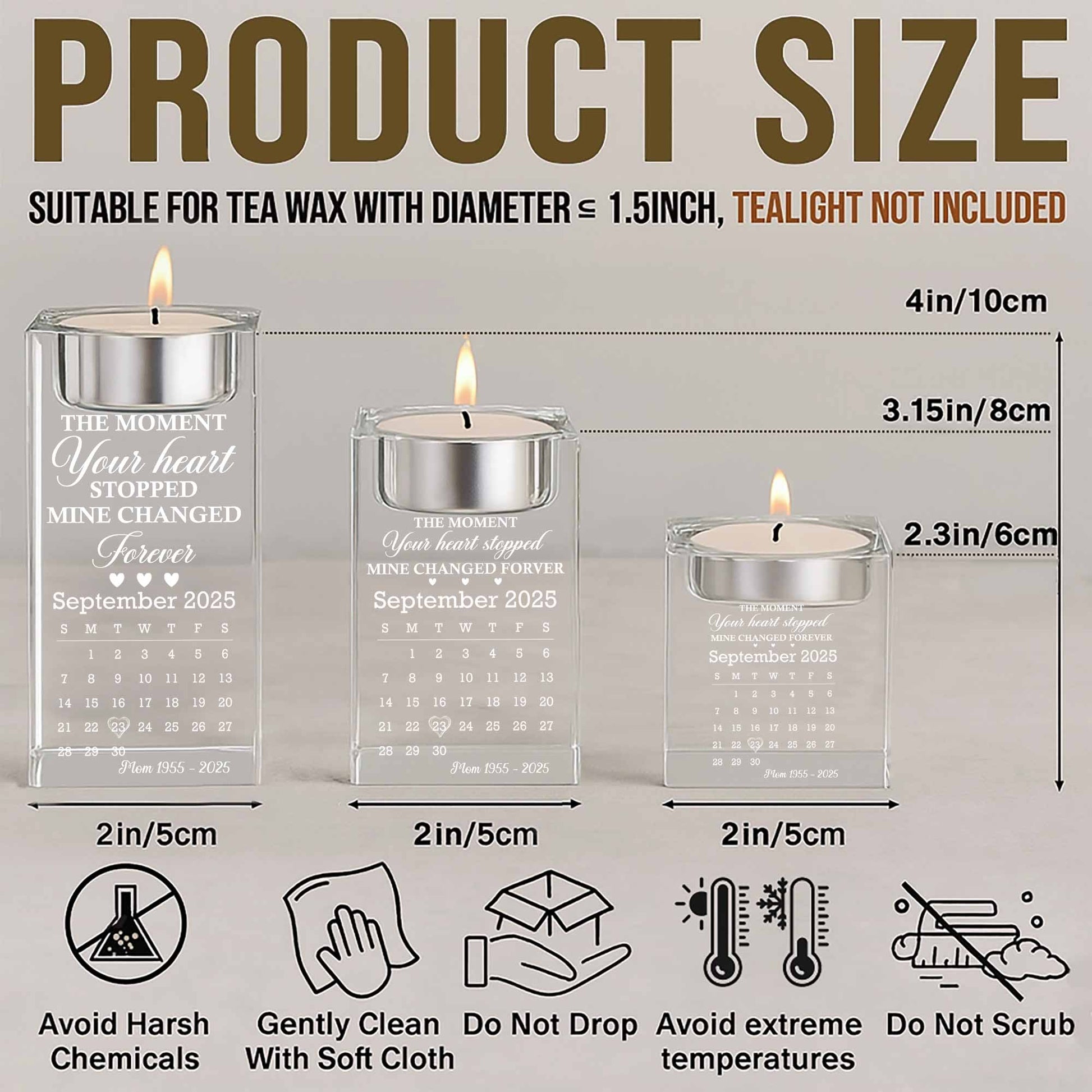 The Moment Your Heart Stopped, Mine Changed Forever, Calendar, Heart