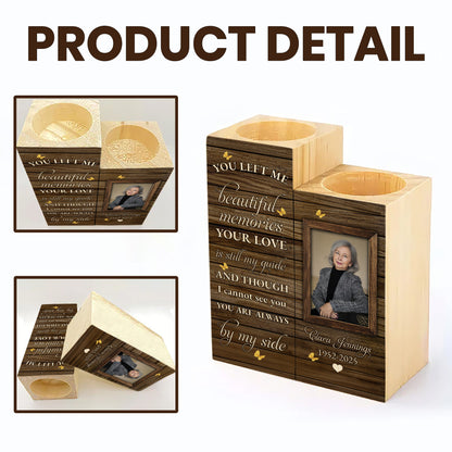 Beautiful Memories Guide By My Side Memorial Candle Holder