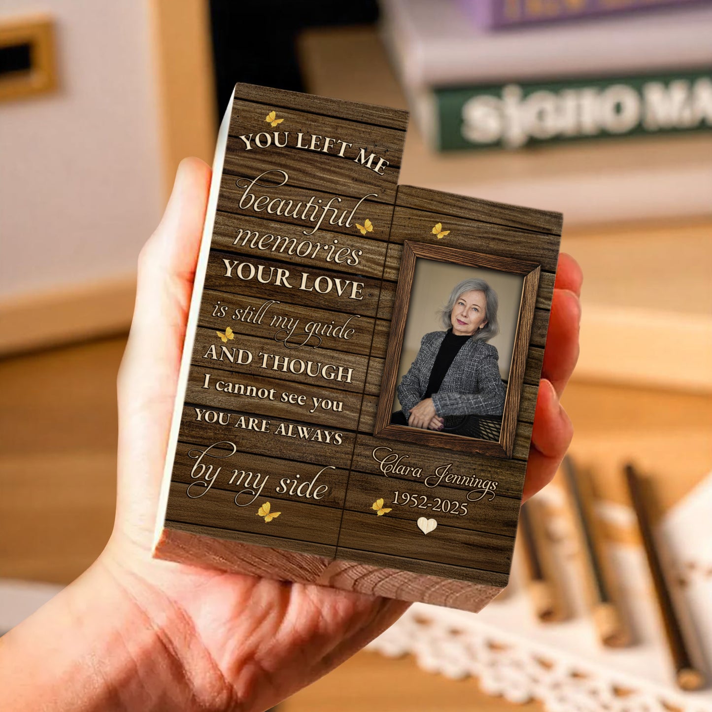 Beautiful Memories Guide By My Side Memorial Candle Holder