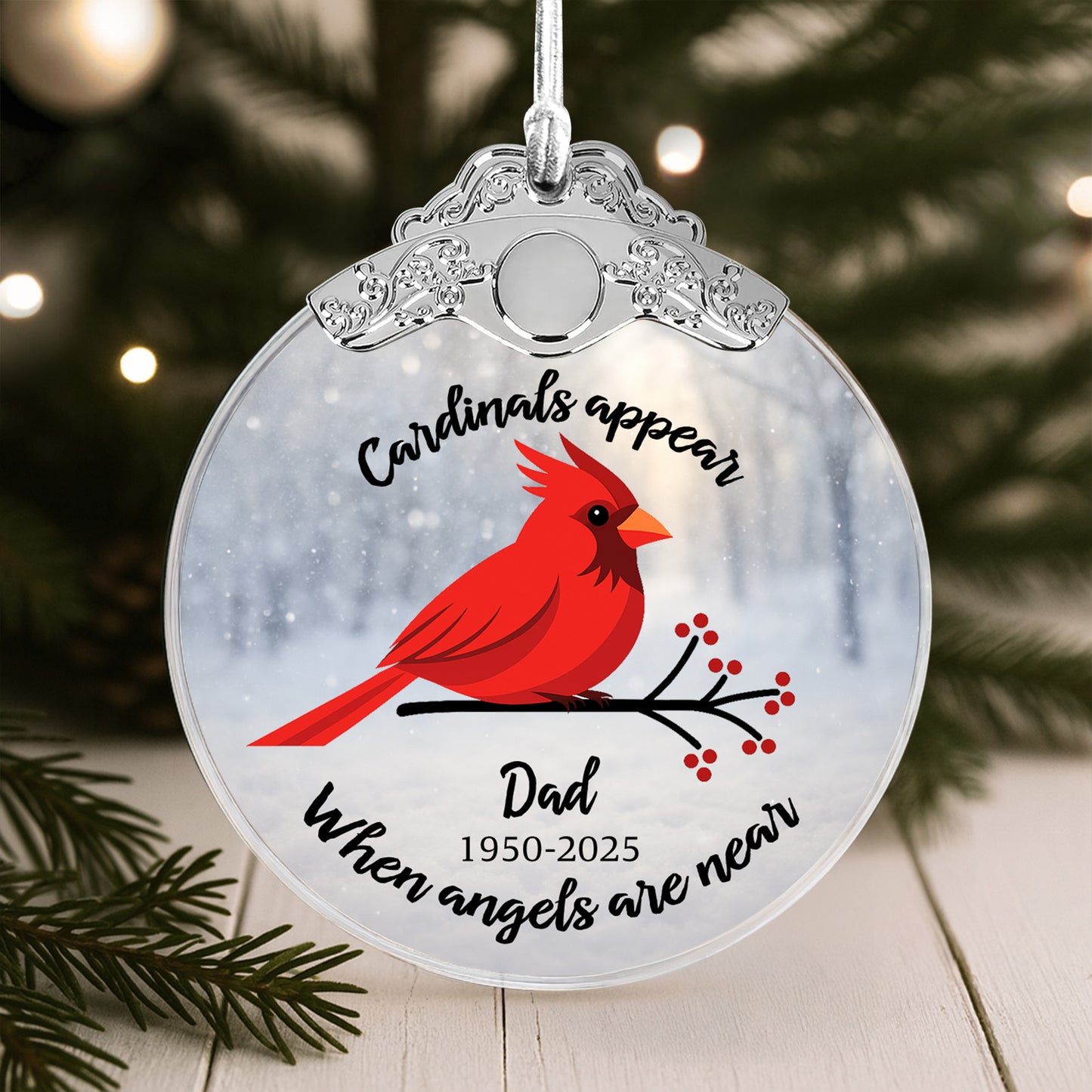 Cardinals Appear When Angels Are Near, Cardinal And Berries