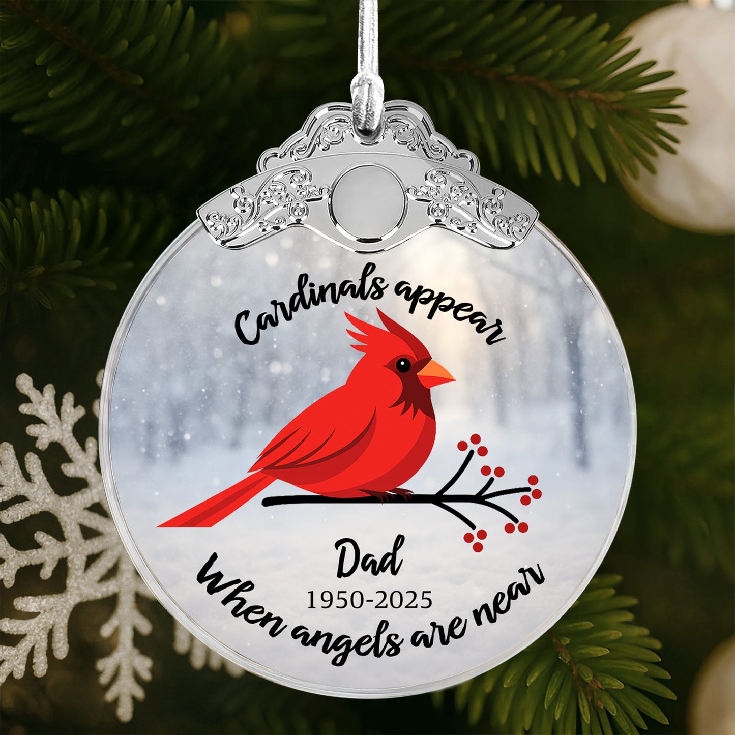 Cardinals Appear When Angels Are Near, Cardinal And Berries