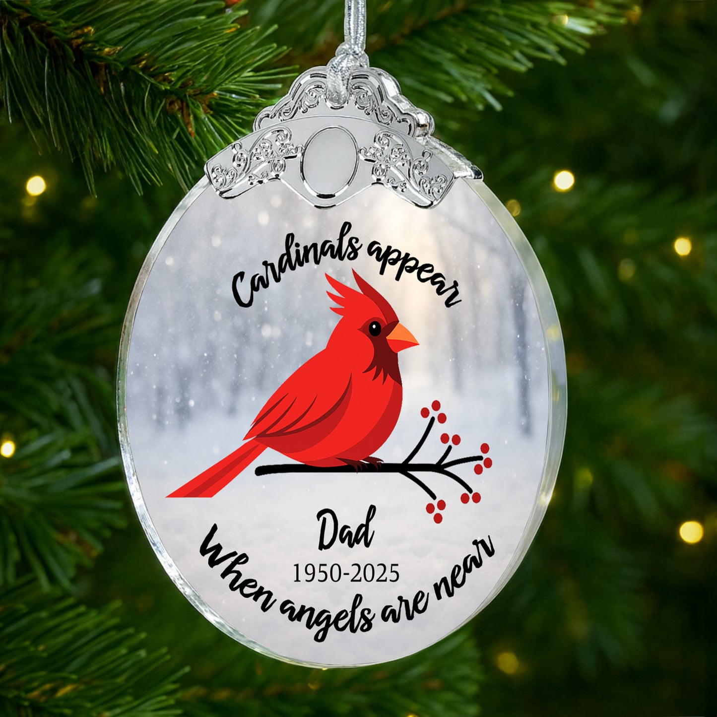 Cardinals Appear When Angels Are Near, Cardinal And Berries