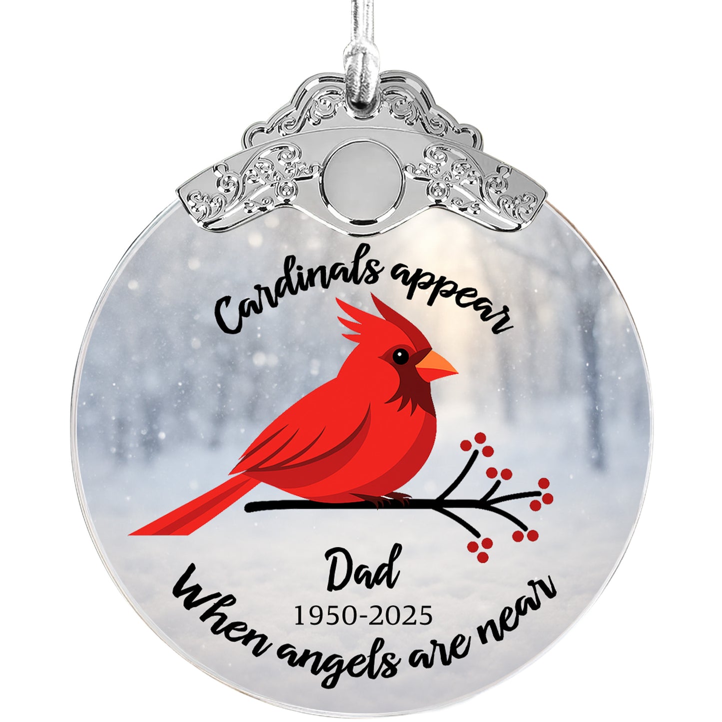 Cardinals Appear When Angels Are Near, Cardinal And Berries