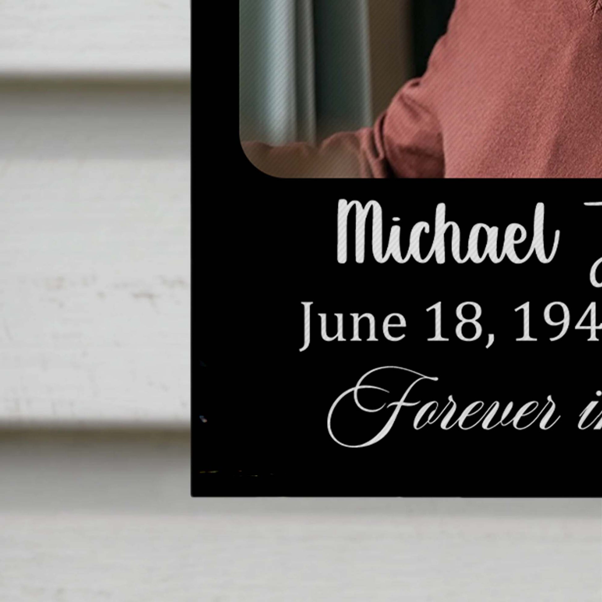 In Loving Memory, Forever in Our Hearts Memorial Flag