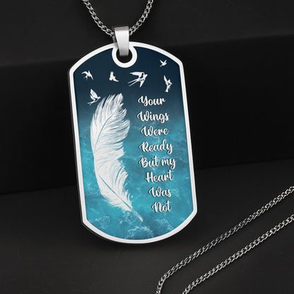 Customized With Blue Flowers And Angel Wings