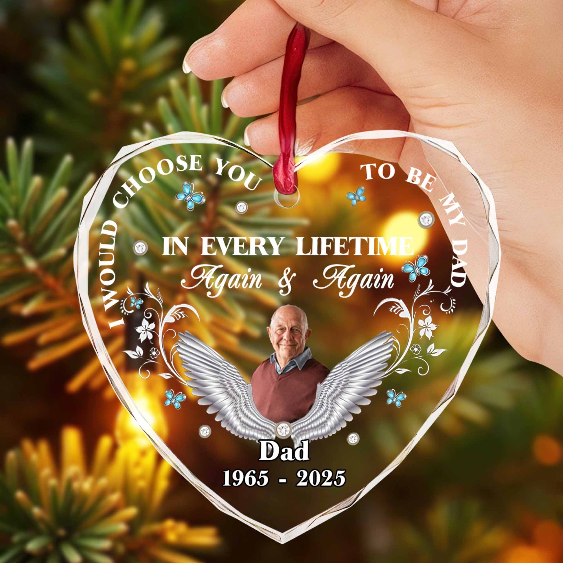 I Would Choose You To Be My Dad, Wings And Flowers