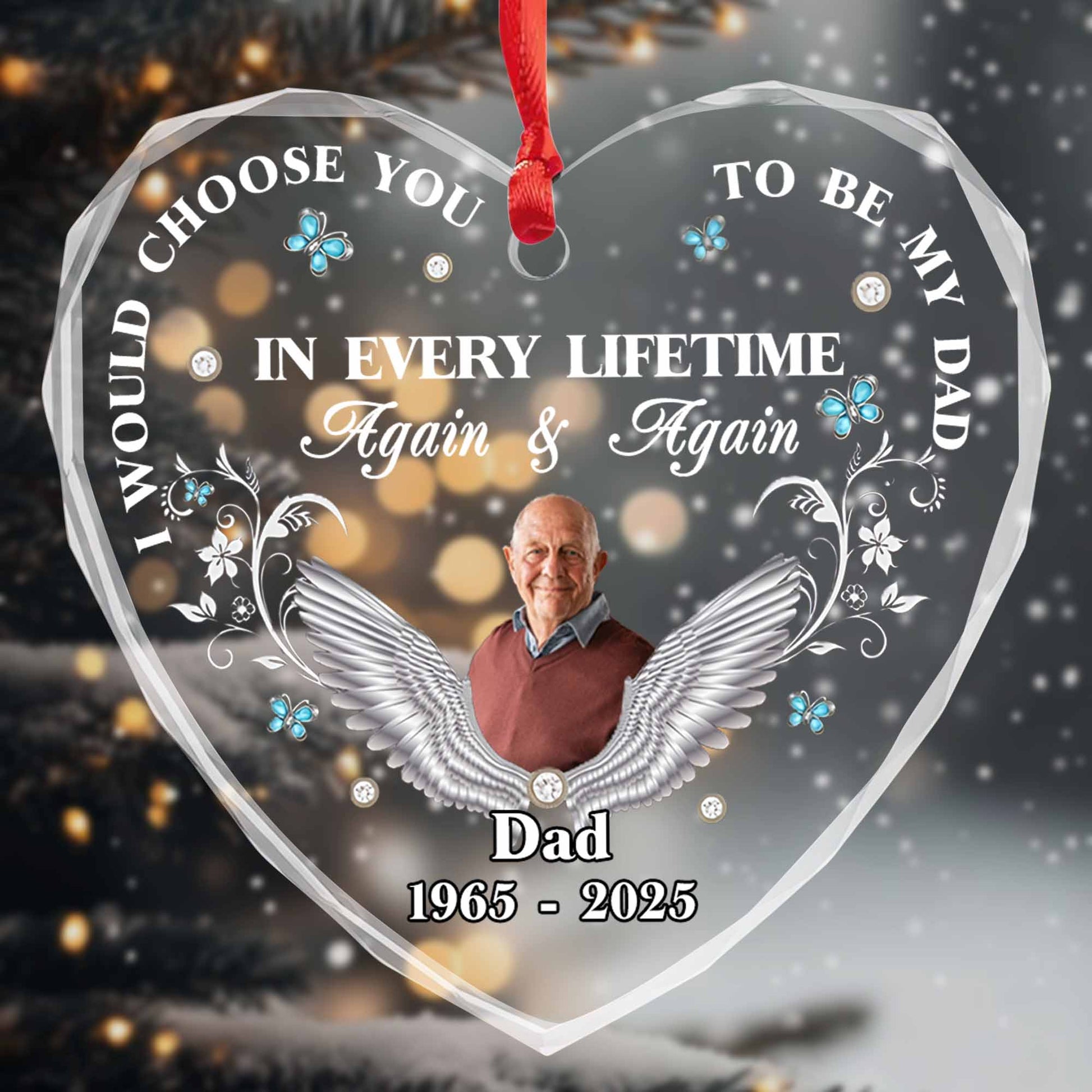 I Would Choose You To Be My Dad, Wings And Flowers