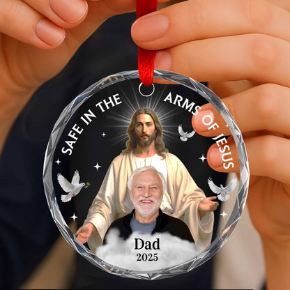 Safe In The Arms Of Jesus With Dove Design