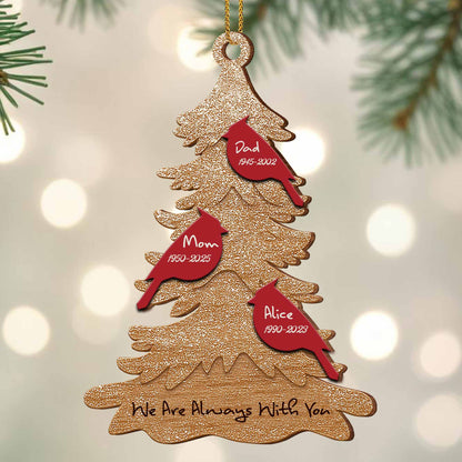 We Are Always With You Christmas Tree Ornament