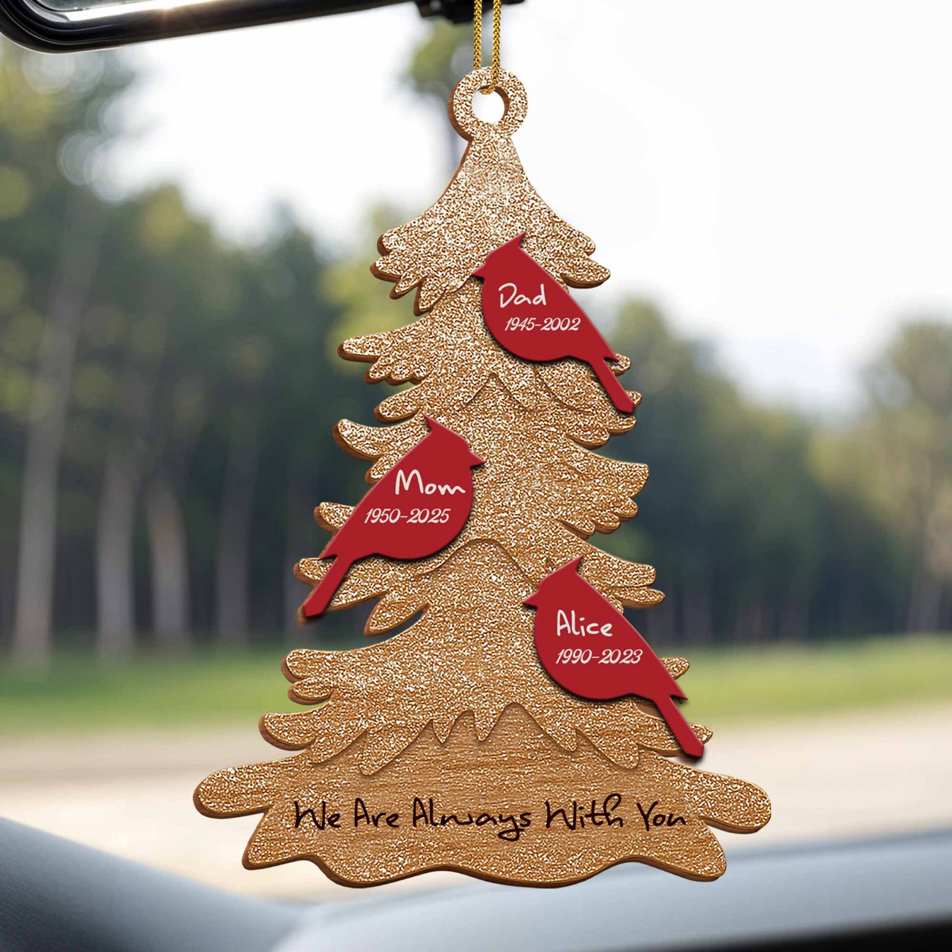 We Are Always With You Christmas Tree Ornament