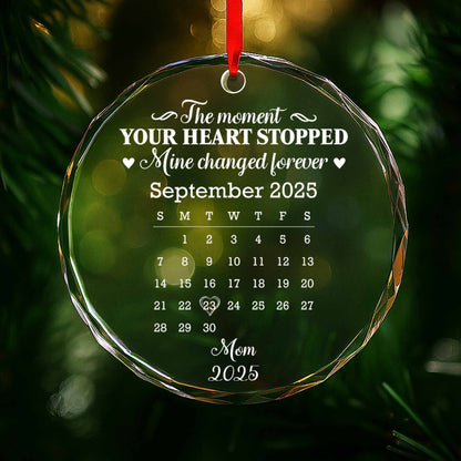 The Moment Your Heart Stopped, Mine Changed Forever, Calendar Heart