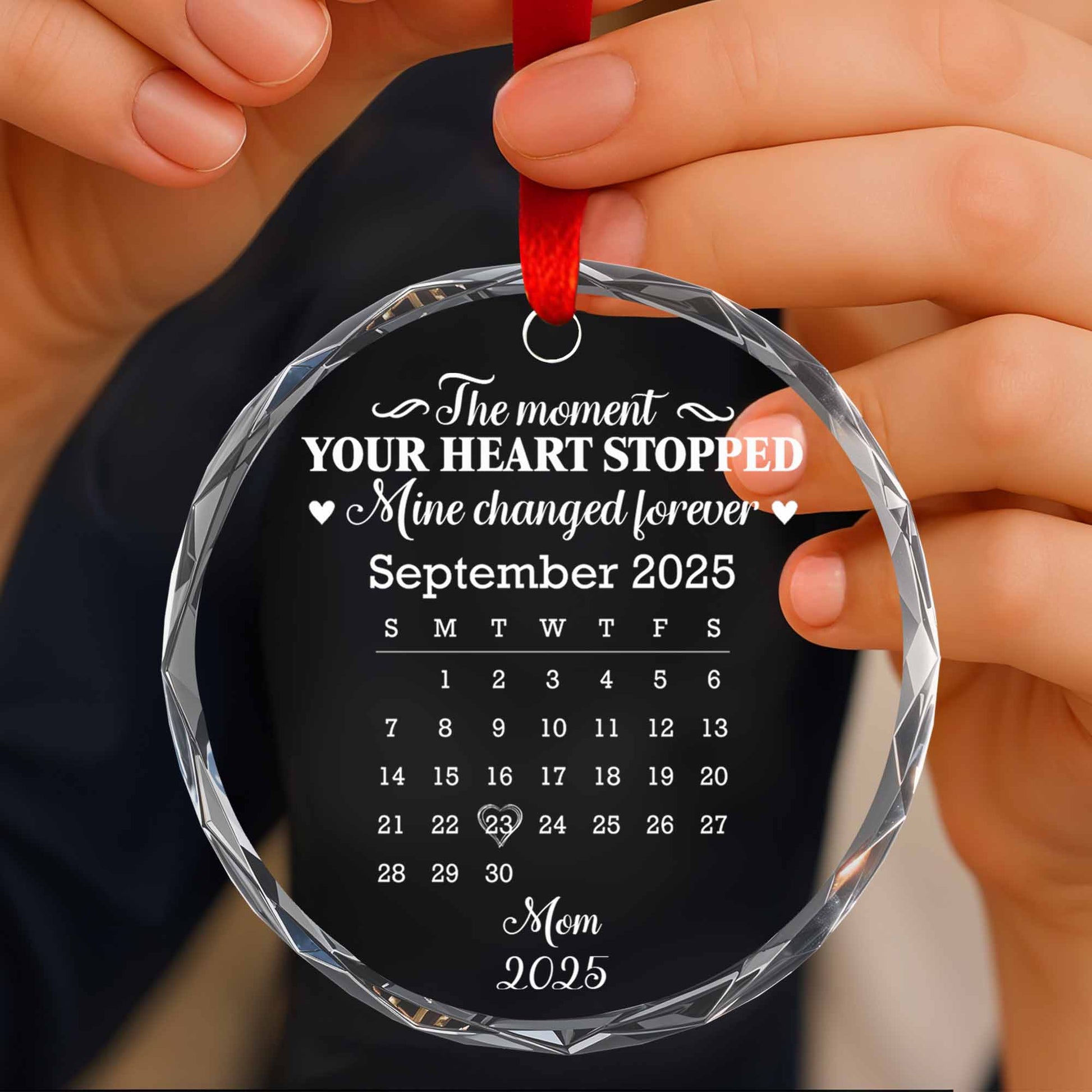 The Moment Your Heart Stopped, Mine Changed Forever, Calendar Heart