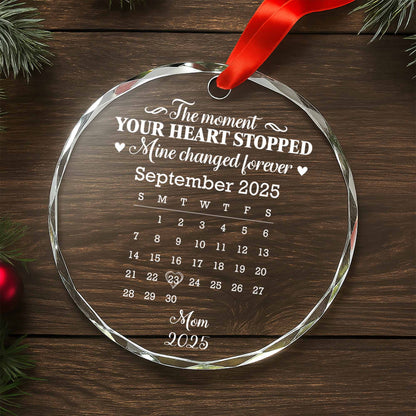 The Moment Your Heart Stopped, Mine Changed Forever, Calendar Heart