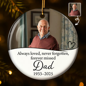 Always Loved, Never Forgotten, Portrait With Heart