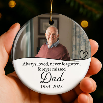 Always Loved, Never Forgotten, Portrait With Heart