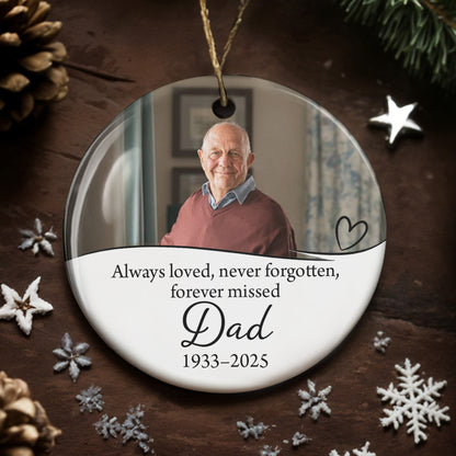 Always Loved, Never Forgotten, Portrait With Heart