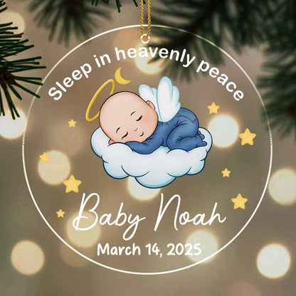 Sleep In Heavenly Peace With Baby And Stars