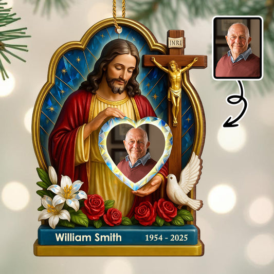 Celebrate Cherished Memories With Jesus and Floral Accents