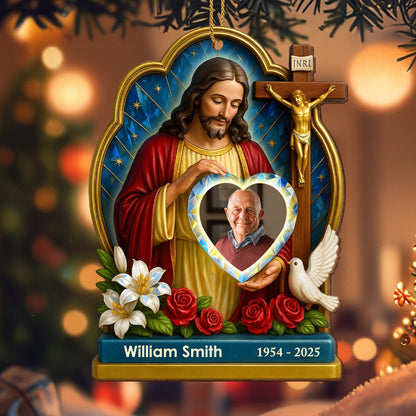 Celebrate Cherished Memories With Jesus and Floral Accents