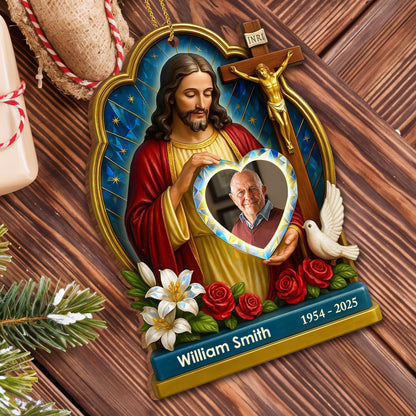 Celebrate Cherished Memories With Jesus and Floral Accents