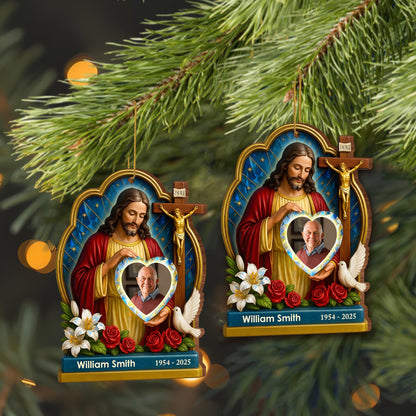 Celebrate Cherished Memories With Jesus and Floral Accents