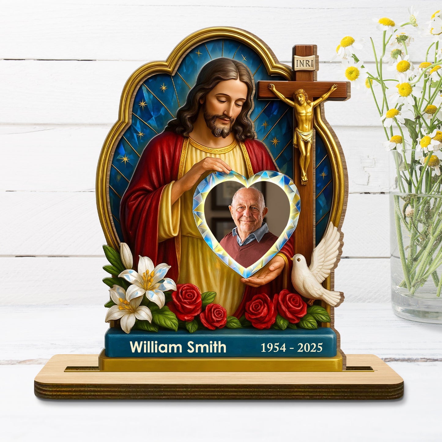 Celebrate Cherished Memories With Religious Symbols And Vibrant Colors