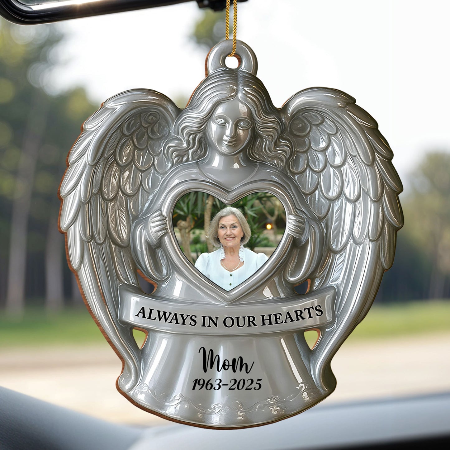 Always In Our Hearts Angel Heart Ornament