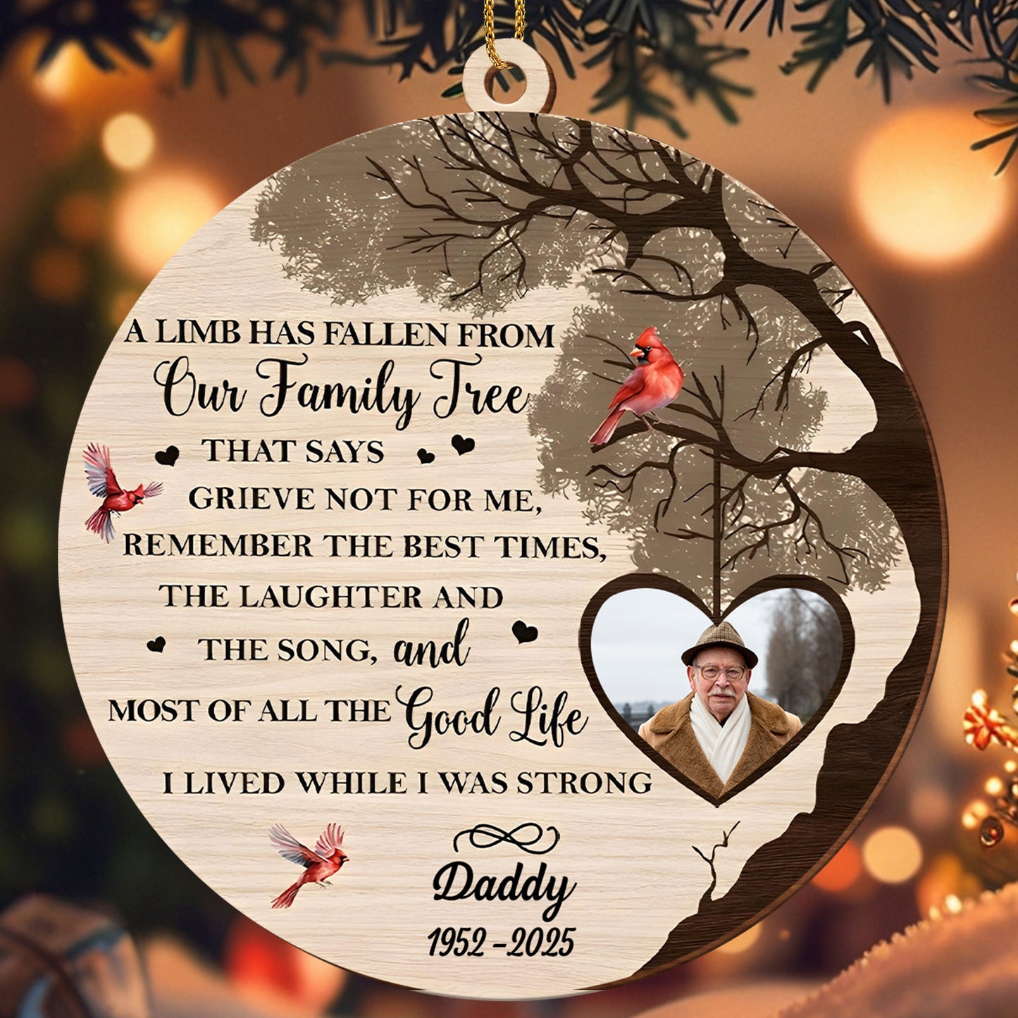 A Limb Has Fallen From Our Family Tree With Trees And Birds