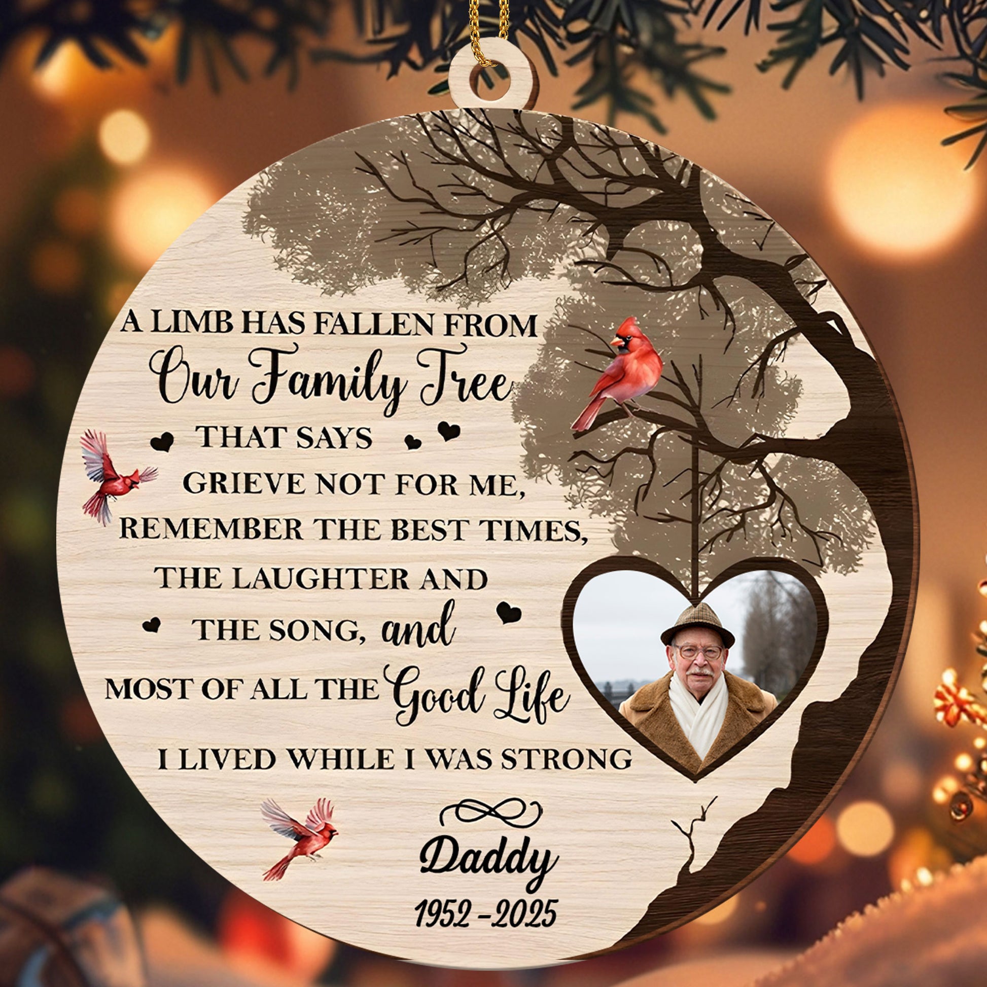 A Limb Has Fallen From Our Family Tree With Trees And Birds