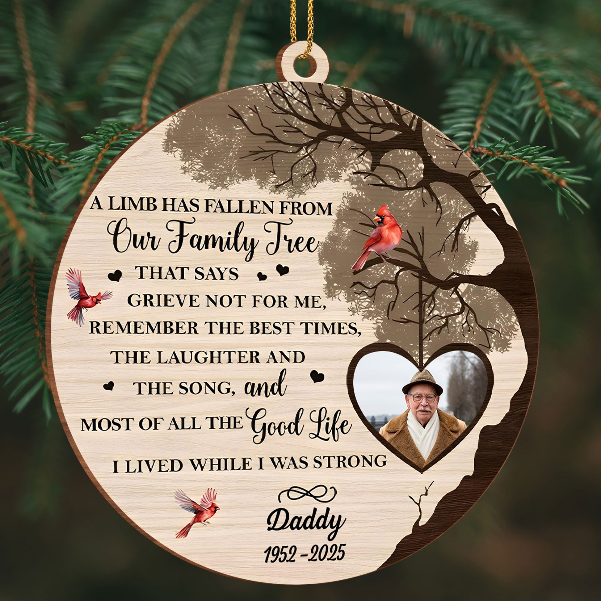 A Limb Has Fallen From Our Family Tree With Trees And Birds