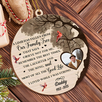 A Limb Has Fallen From Our Family Tree With Trees And Birds