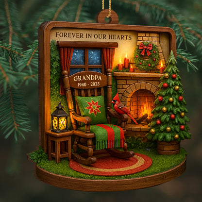 Forever In Our Hearts, Christmas Tree, Cardinal Bird