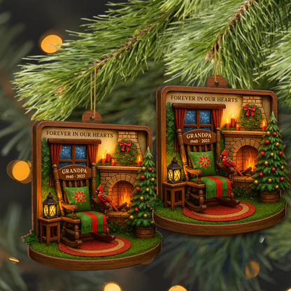 Forever In Our Hearts, Christmas Tree, Cardinal Bird