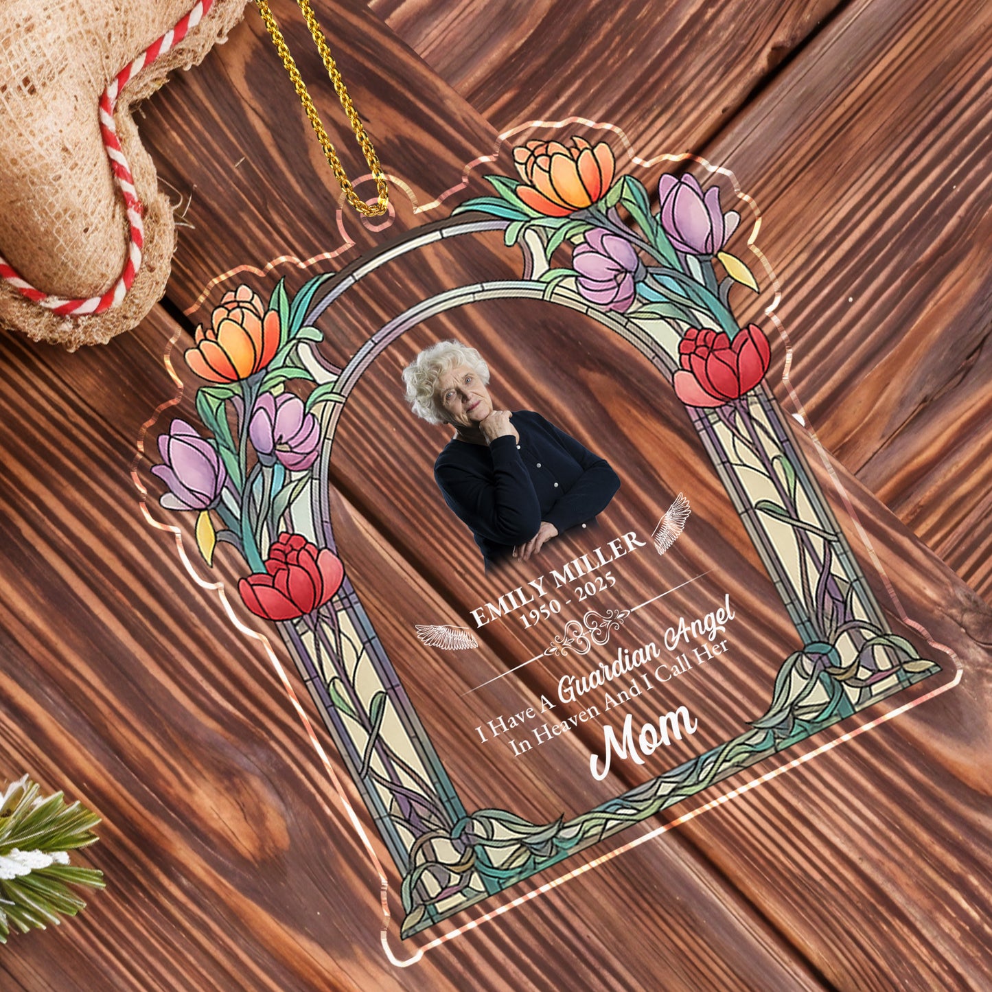 Guardian Angel In Heaven Called Mom Featuring Tulips