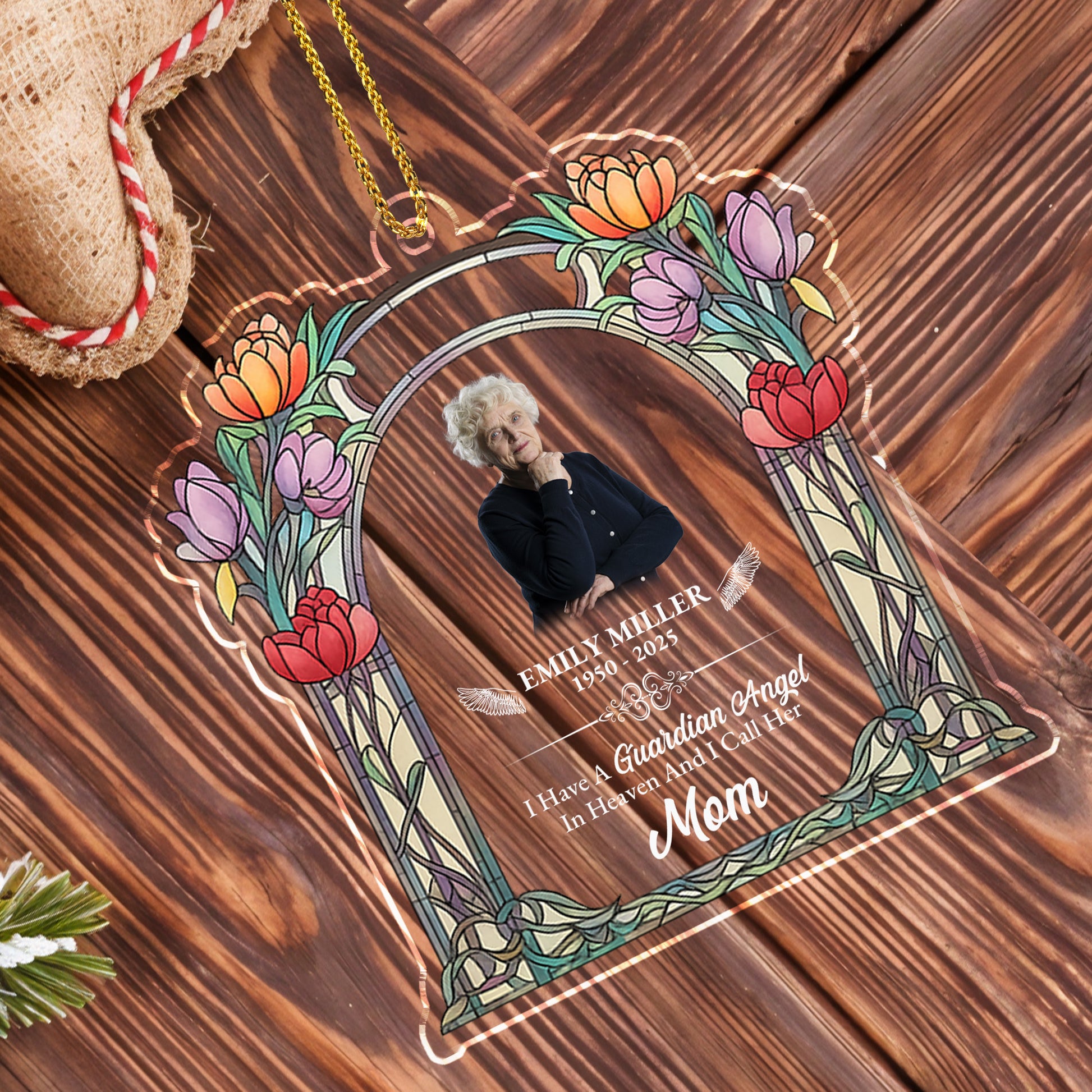 Guardian Angel In Heaven Called Mom Featuring Tulips