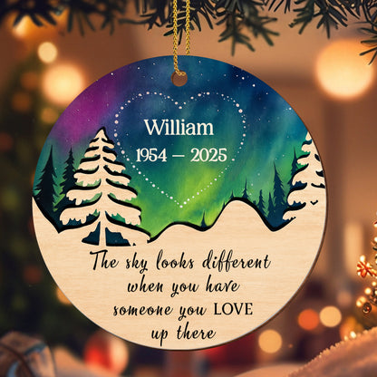 The Sky Looks Different, Trees And Heart Design