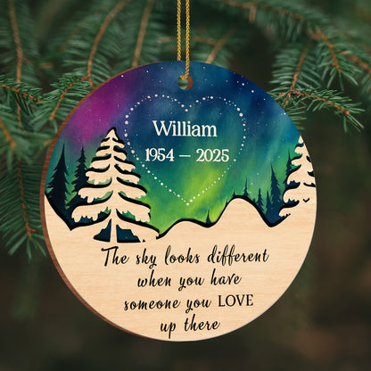 The Sky Looks Different, Trees And Heart Design