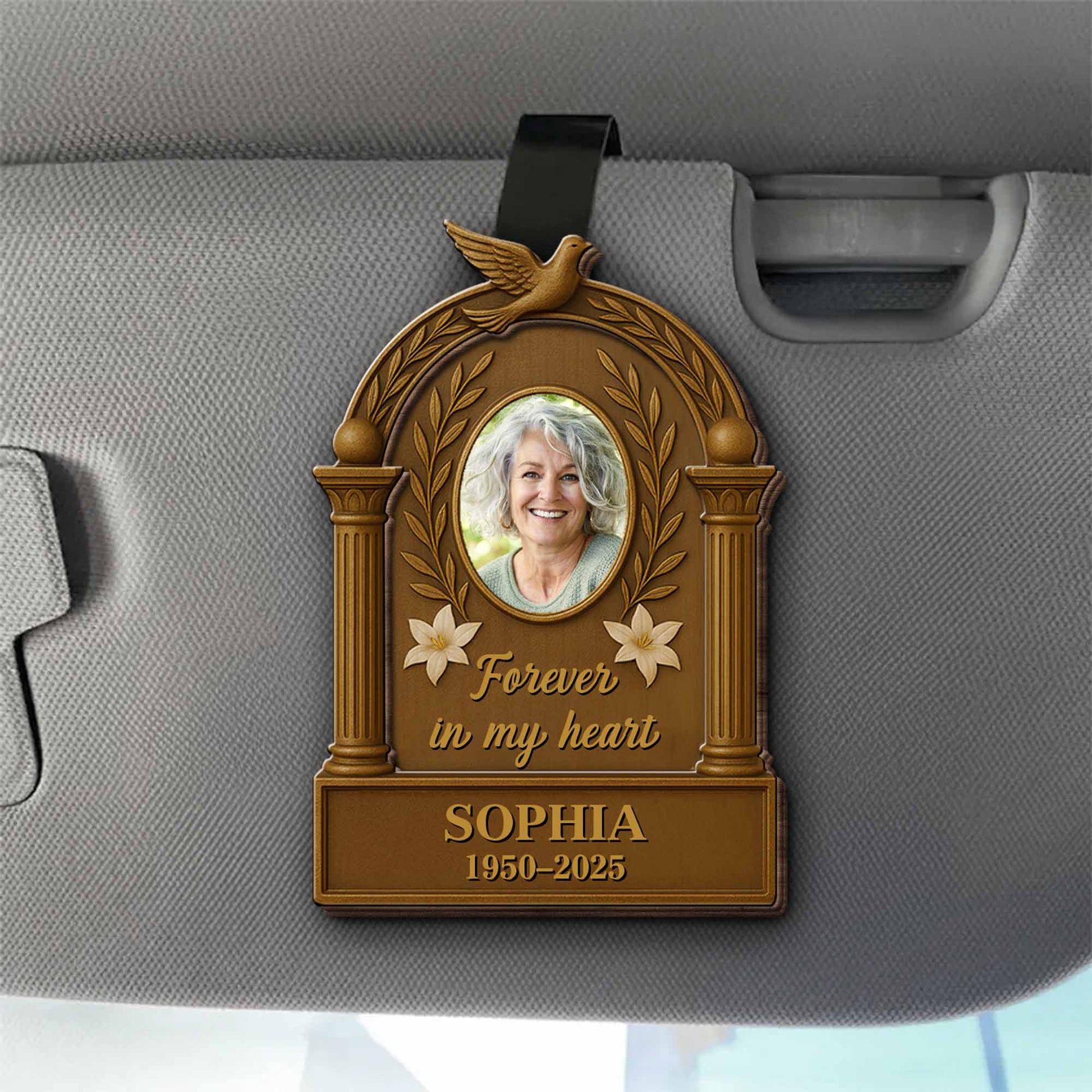 Forever In My Heart, Dove And Floral Motifs