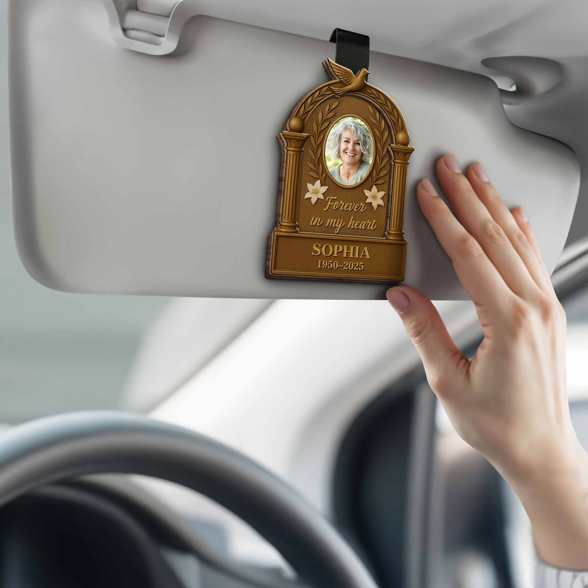 Forever In My Heart, Dove And Floral Motifs