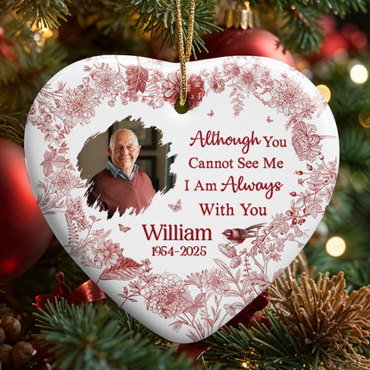 Although You Cannot See Me I Am Always With You, Flowers And Bird