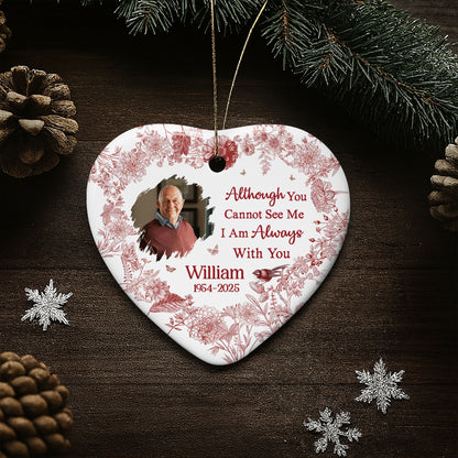 Although You Cannot See Me I Am Always With You, Flowers And Bird