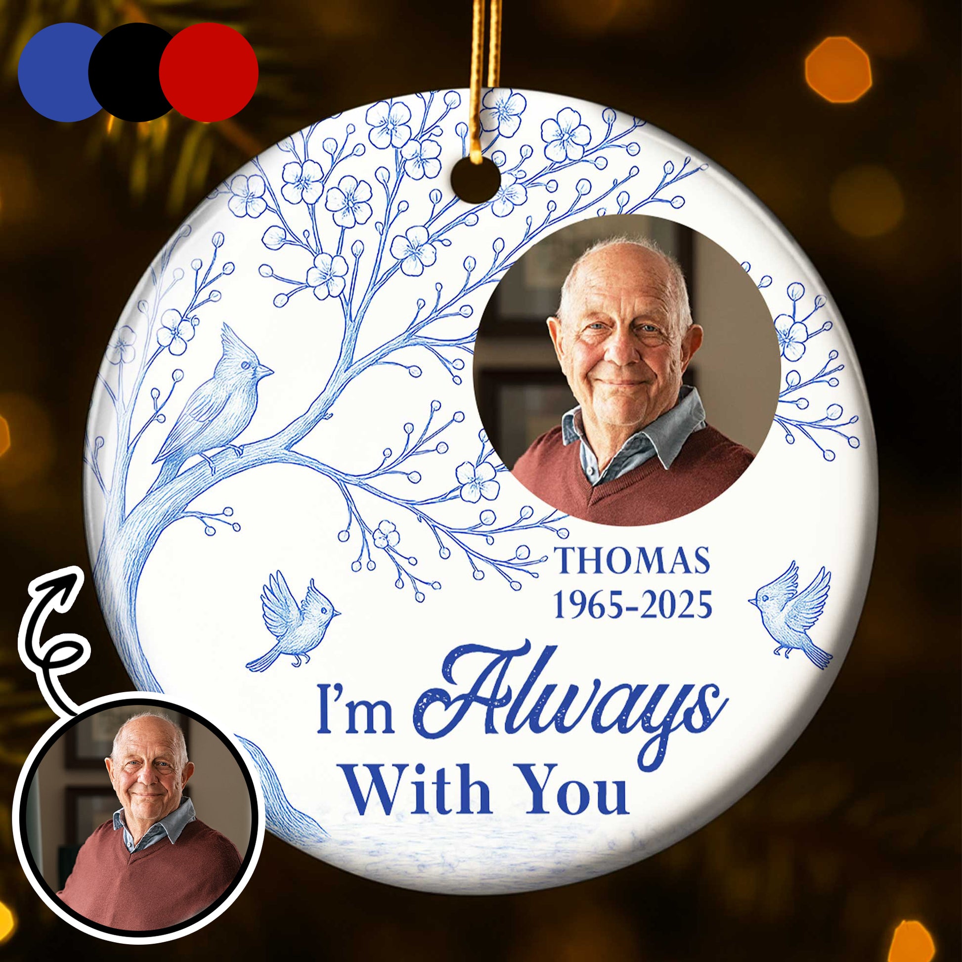 I'm Always With You, Birds On Floral Branch